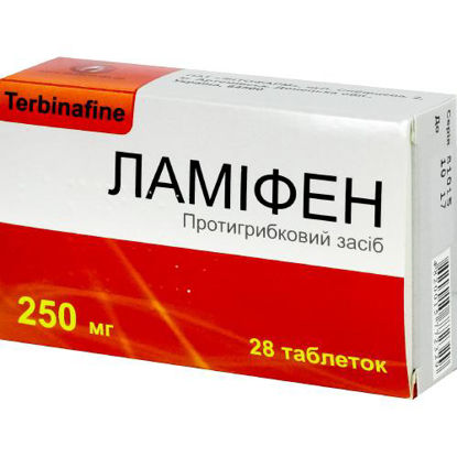 Світлина Ламіфен таблетки 250 мг №28